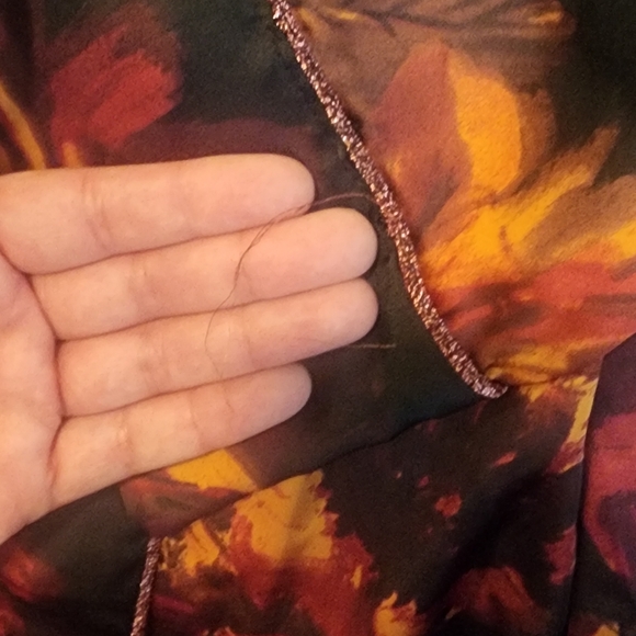 Satin Button Up - Picture 5 of 6